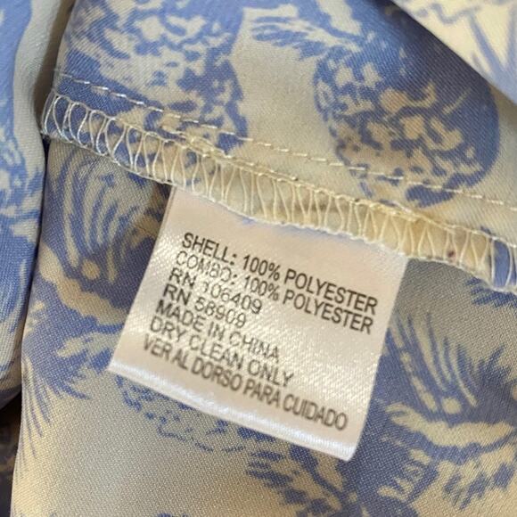 Cremieux Sleeveless Pineapple Print Button Down - Picture 3 of 5